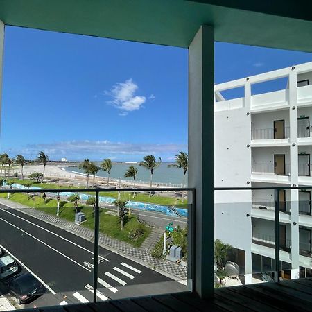 微藍海岸夜市電梯旅宿 Hualien Exterior foto